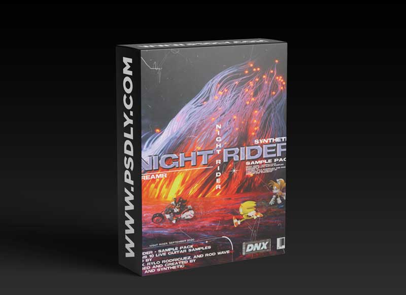 Synthetic x Dreamprod Night Rider Sample Pack (10) Guitar Samples