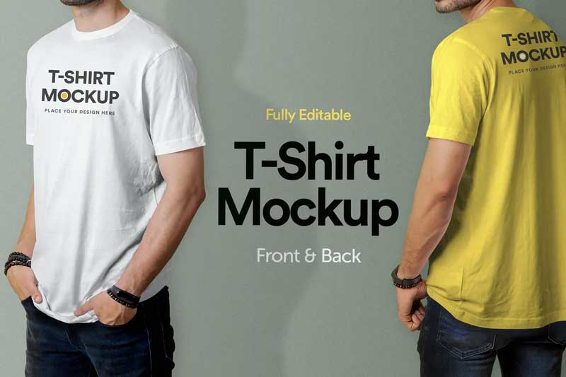 T-Shirt Mockup - Vol 02 BFLZVUE