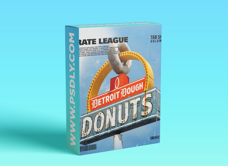 The Crate League Tab Shots Vol10 Detroit Dough Drumkit