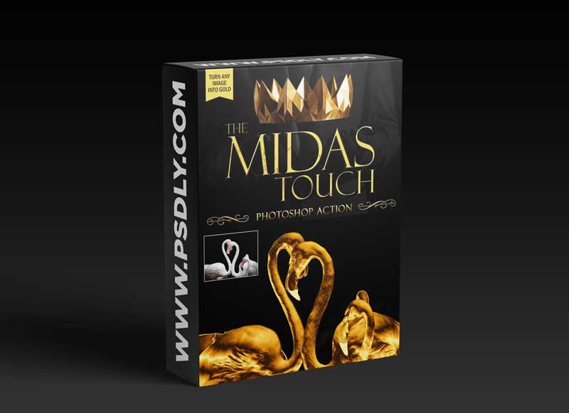 The Midas Touch Gold Photoshop Action 9036908