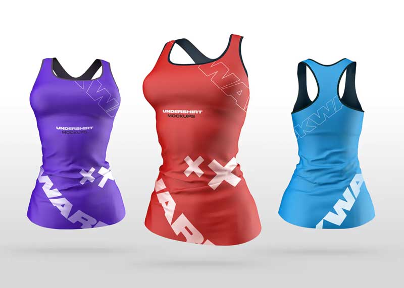 Women's Undershirt Mockups