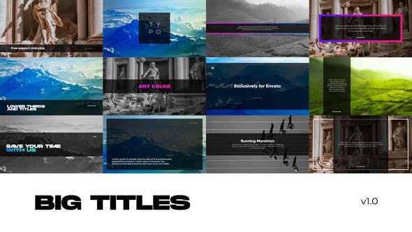 Videohive Big Titles for Premiere Pro 30953155