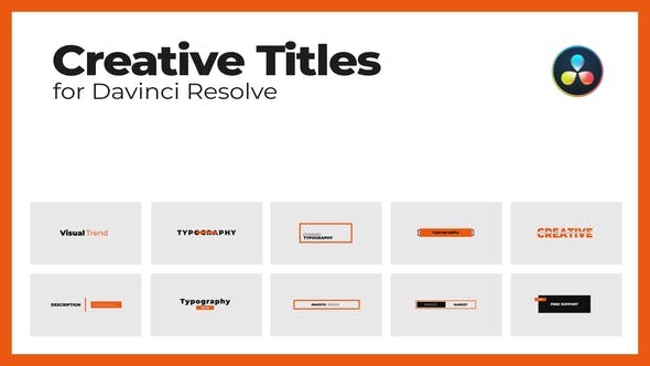Videohive Creative Titles Pack 31040627