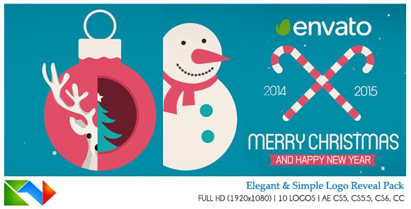 Videohive Christmas Logo Reveal 9728153