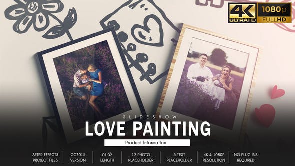 Videohive Love Story Slideshow Painting 31607395