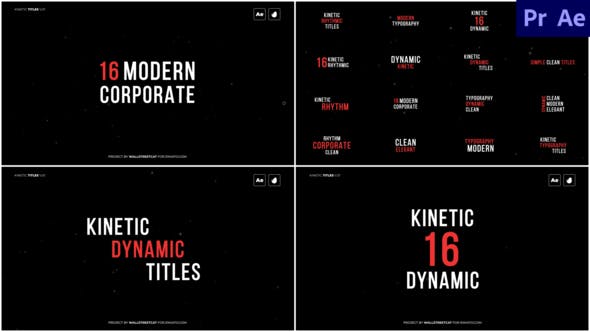Videohive Kinetic Titles 31529913