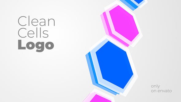 Videohive Clean Cells Logo 31407865