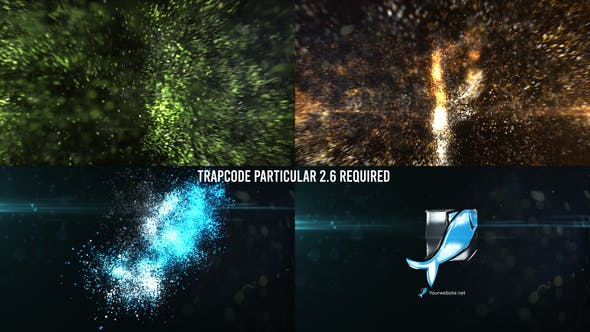 Videohive Glowing Particles Logo Reveal 41 30746447