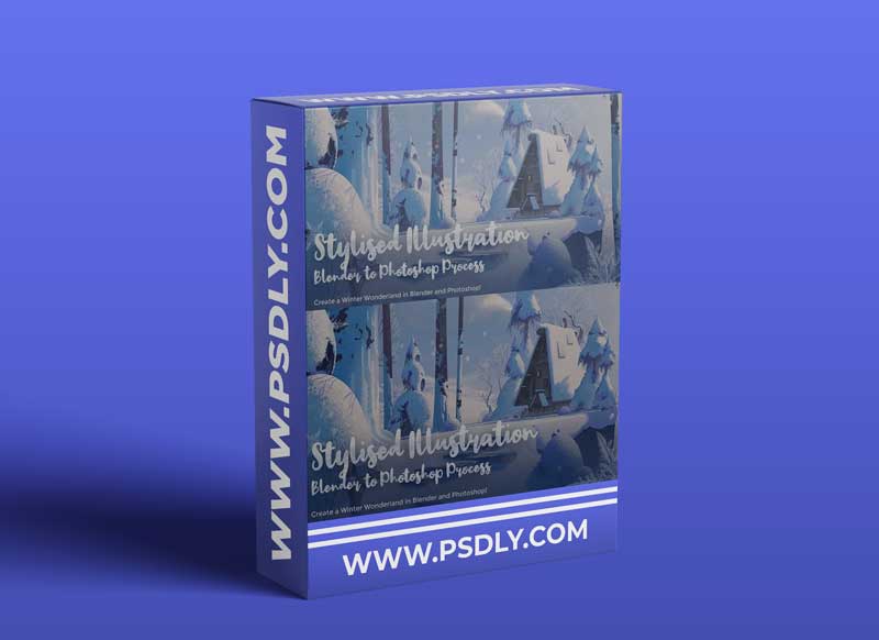 Wingfox – Stylised Illustration – Blender to Photoshop Process with Gavin O’Donnell