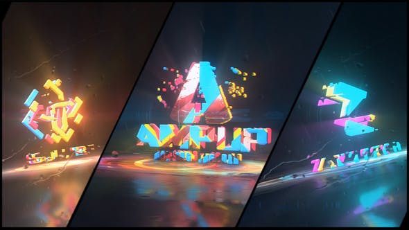 Videohive Colorful Abstract Logo Reveal 31661522