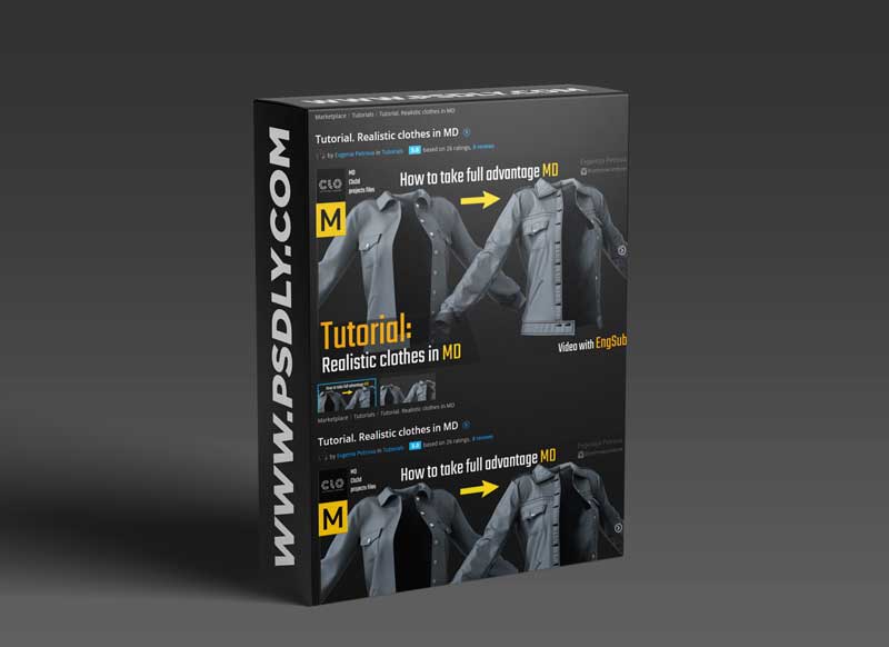 ArtStation – Realistic clothes in Marvelous Designer