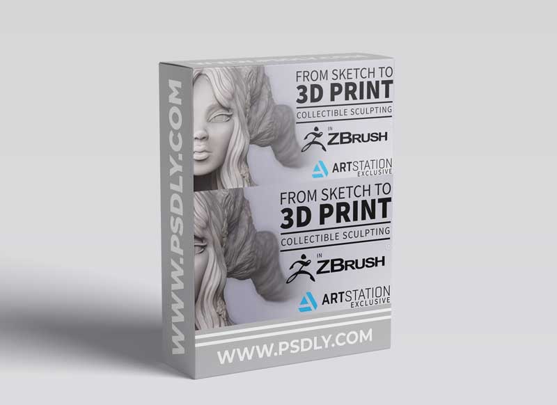 Artstation – From Sketch to 3D Print – Collectible Sculpting in ZBrush for 3D Printing