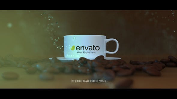 Videohive Coffee Logo Opener 28743756
