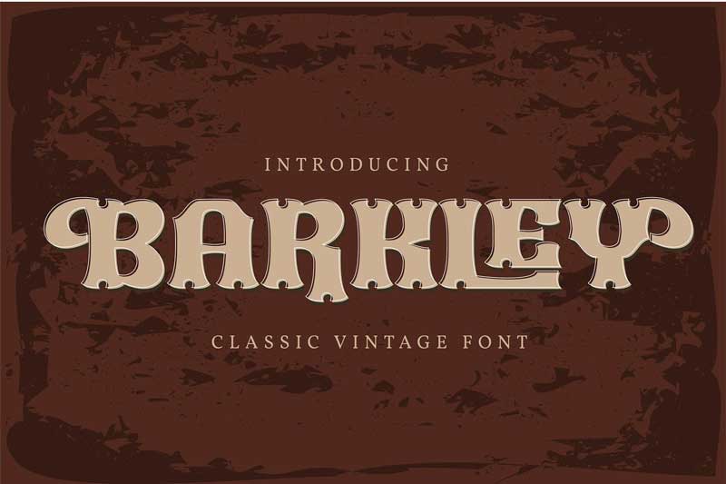 Barkley | Classic Vintage Font