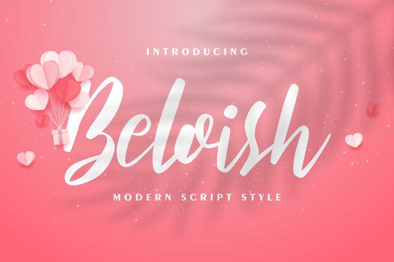 Beloish | Modern Script Style