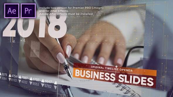 Videohive Business Timeline Slides 31659298