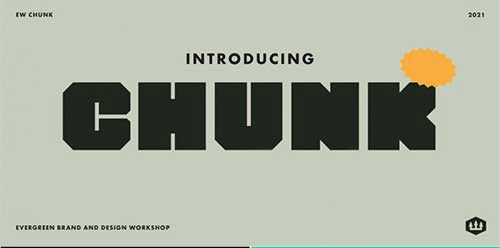 Chunk Font