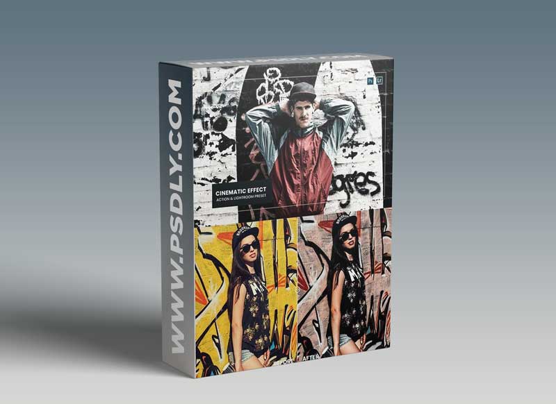 Cinematic Effect Action & Lightroom Preset