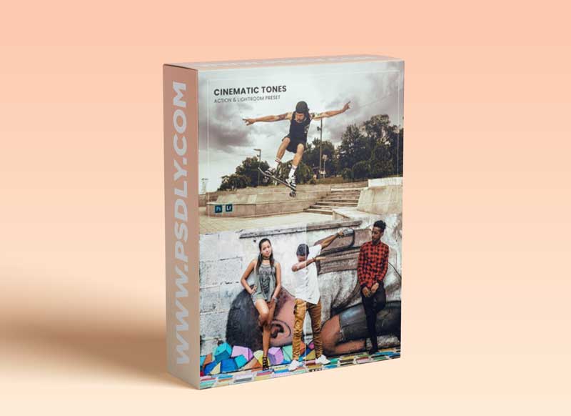 Cinematic Tones Effect Action & Lightroom Preset