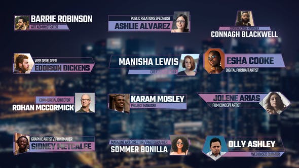 Videohive Lower Thirds With Images 23320862