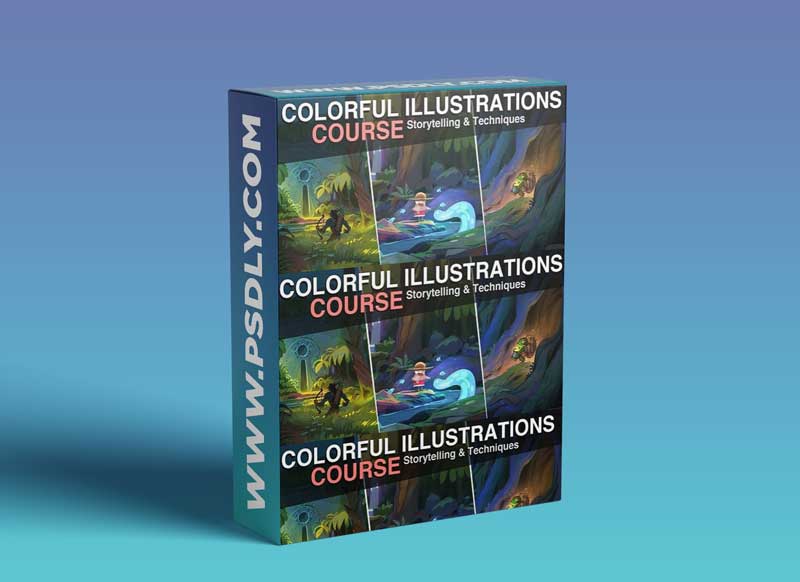 Colorful Illustrations + Brush Pack