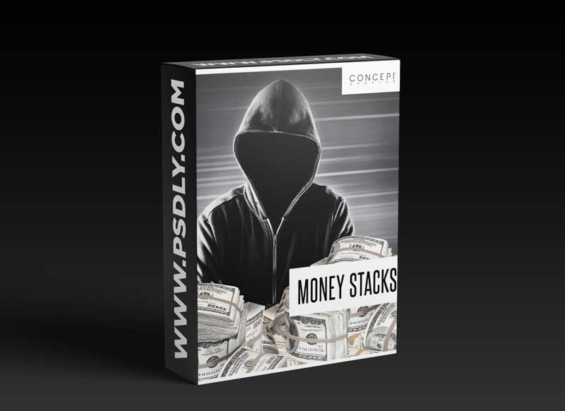 Concept Samples Money Stacks