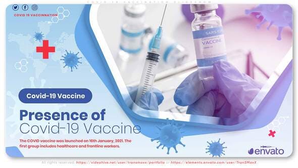 Videohive Covid 19 Vaccination Slideshow 31401522