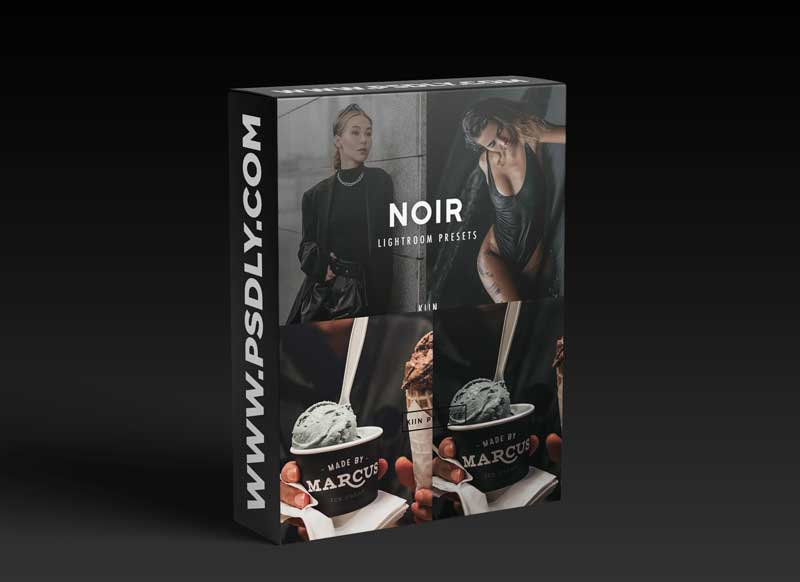 CreativeMarket - 7 MOODY NOIR LIGHTROOM PRESETS 6024502