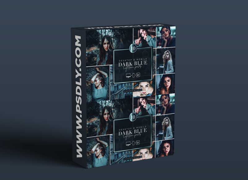 CreativeMarket - DARK BLUE - Lightroom Presets 6015455