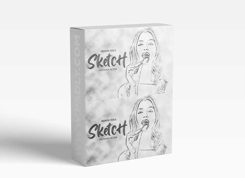 CreativeMarket - Pencil Sketch Photoshop Action 5928725