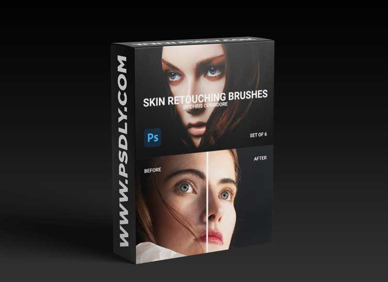 CreativeMarket - Skin Retouching Brushes (Set of 6) 5982366