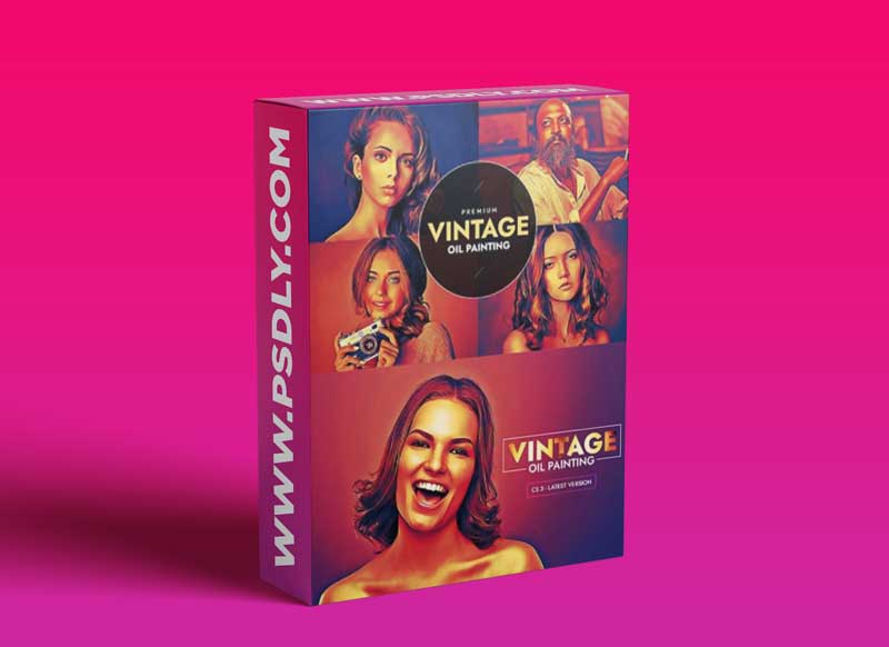 CreativeMarket - Vintage Oil Painting 6022215