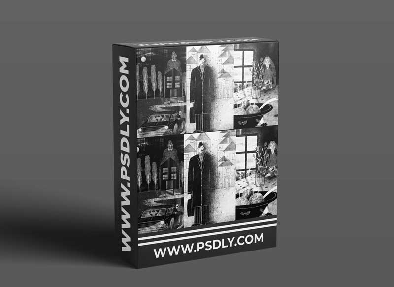 Domestika - Illustrated Scenes Using Traditional Techniques