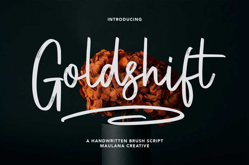 Goldshift Handwritten Brush Script
