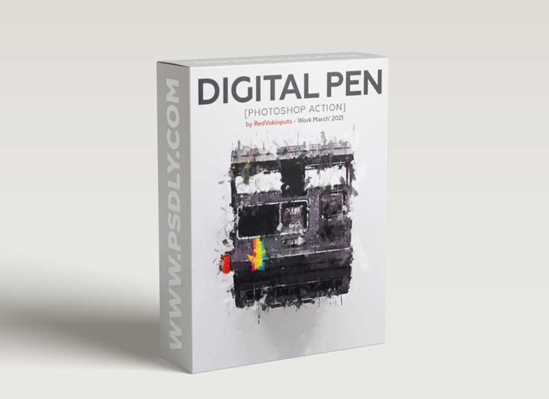 GraphicRiver - Digital Pen Photoshop Action 31200120