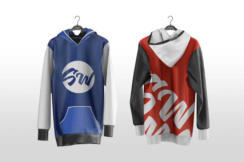 Hoodie on Hanger Mockup