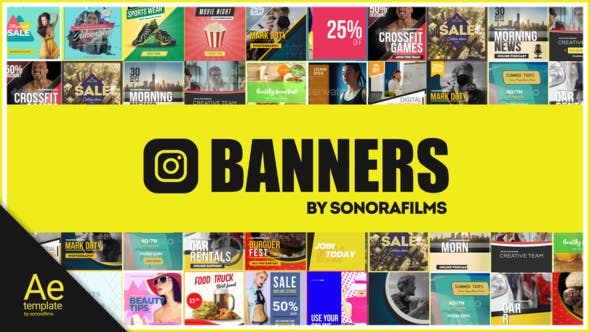 Videohive Instagram Banners 31531611