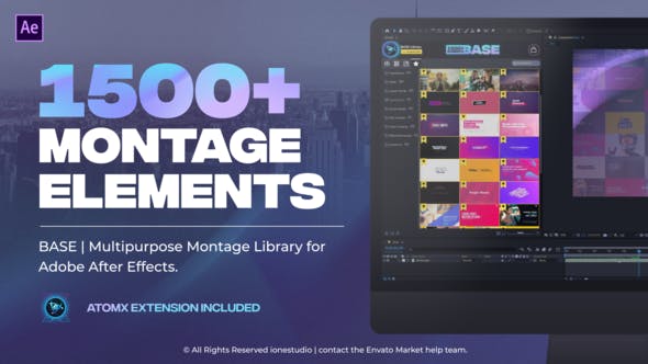 Videohive BASE Transitions and Motion Graphics for After Effects 31018620