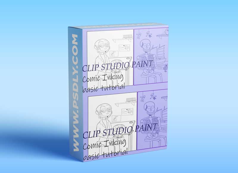 Inking comics in Clip Studio Paint