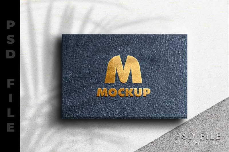 Leather Embossed Logo Mockup
