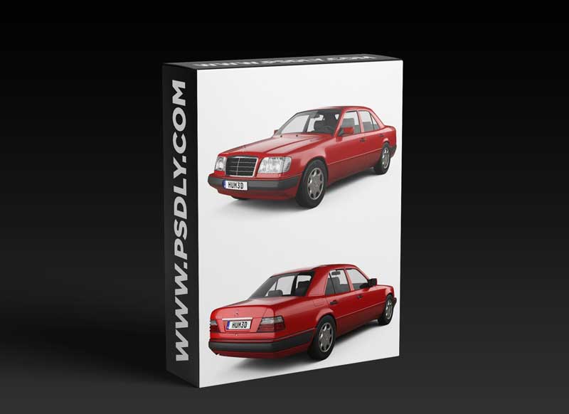 Mercedes-Benz E-Class sedan 1993 3D model