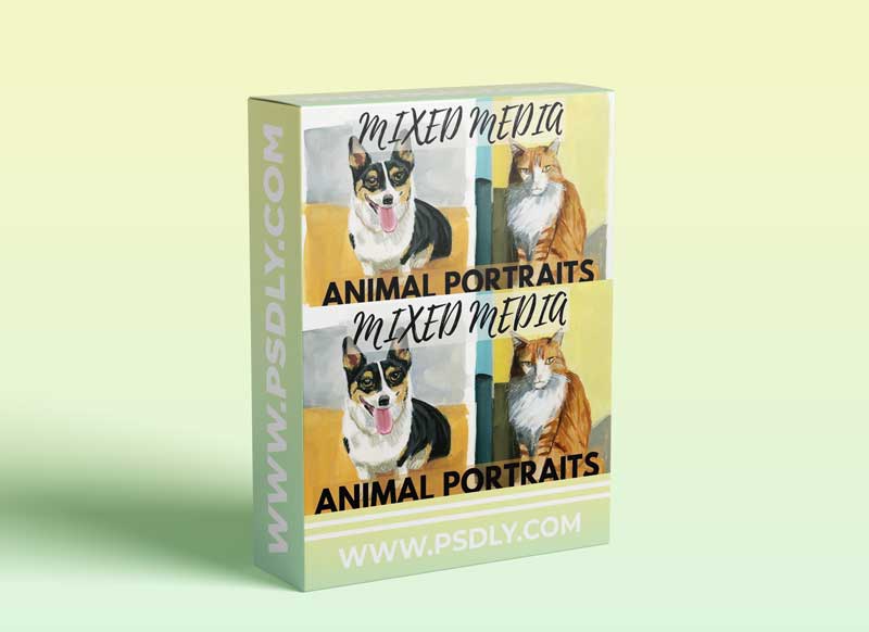 Mixed Media Animal Portraits