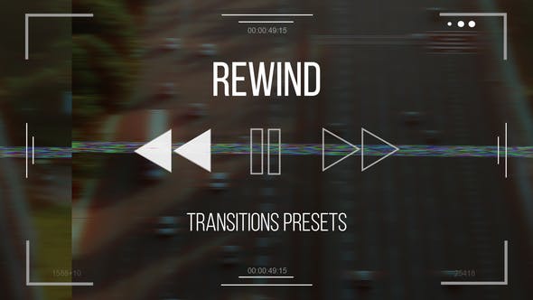 Videohive Rewind Transitions presets 31458015