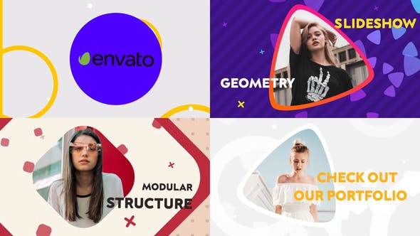 Videohive Geometric Slideshow | Premiere Pro MOGRT 31445884
