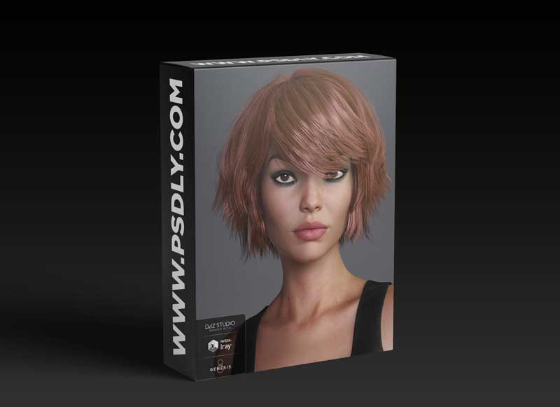 Pop Cut Hair for Genesis 3 and 8 Female(s)
