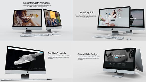 Videohive White Room Website Presentation 29117716