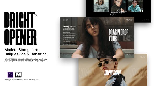 Videohive Bright Opener Stomp Intro 28665281