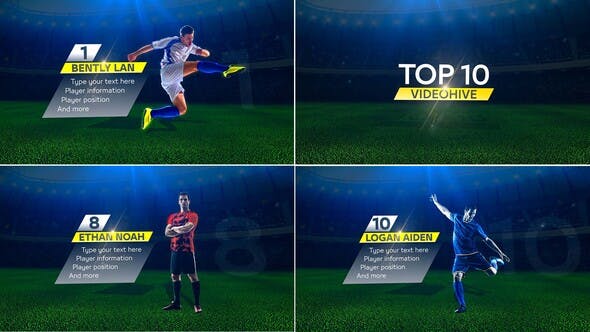 Videohive Top 10 players 25181802