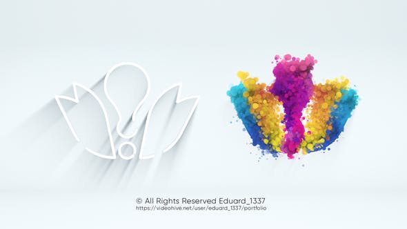 Videohive Light Particle Logo Reveal 31735713