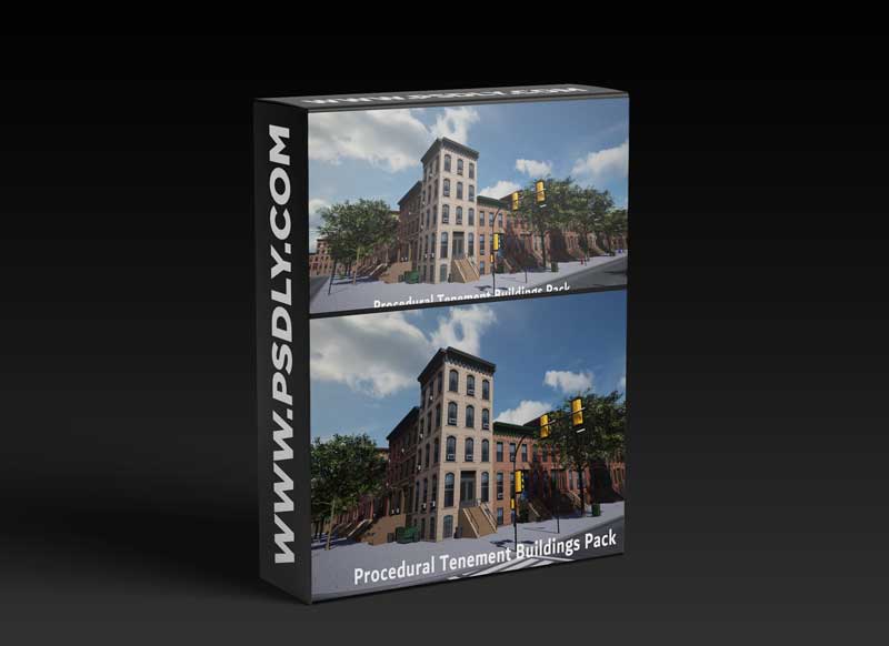 Procedural Tenement Buildings Pack